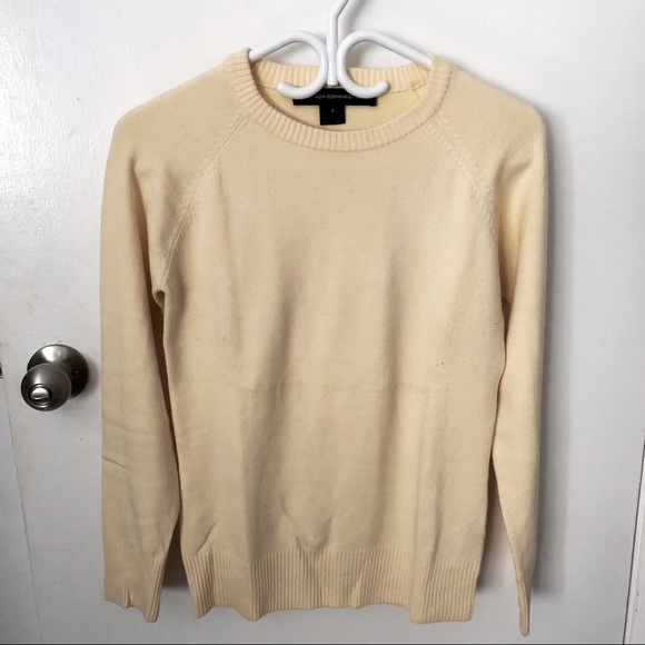 French Connection small butter yellow Sweater - Picture 1 of 4